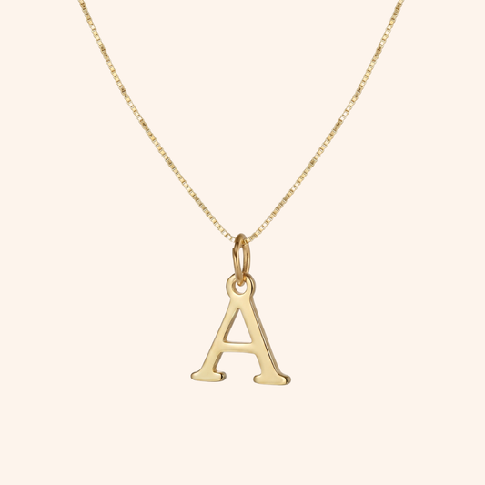 Initial Letter Necklace