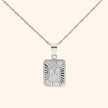 Medallion Initial Necklace