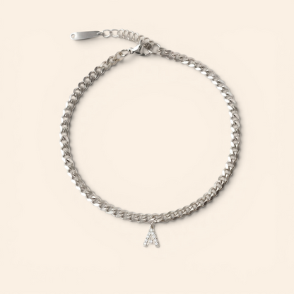 Layali Initial Anklet
