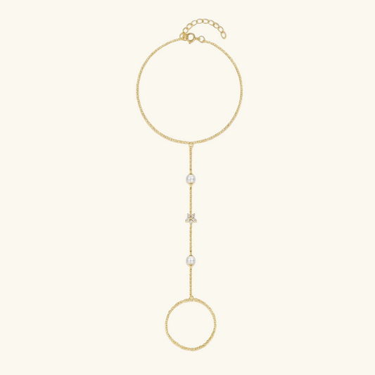 Luna Pearl Hand Chain