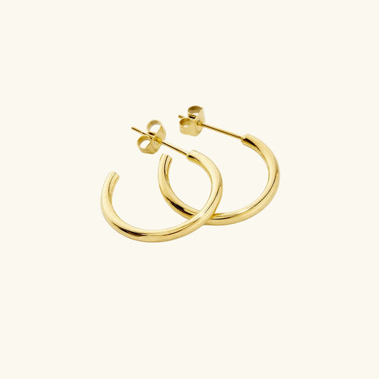 Nuraya Zeenah Open Hoops | 18mm