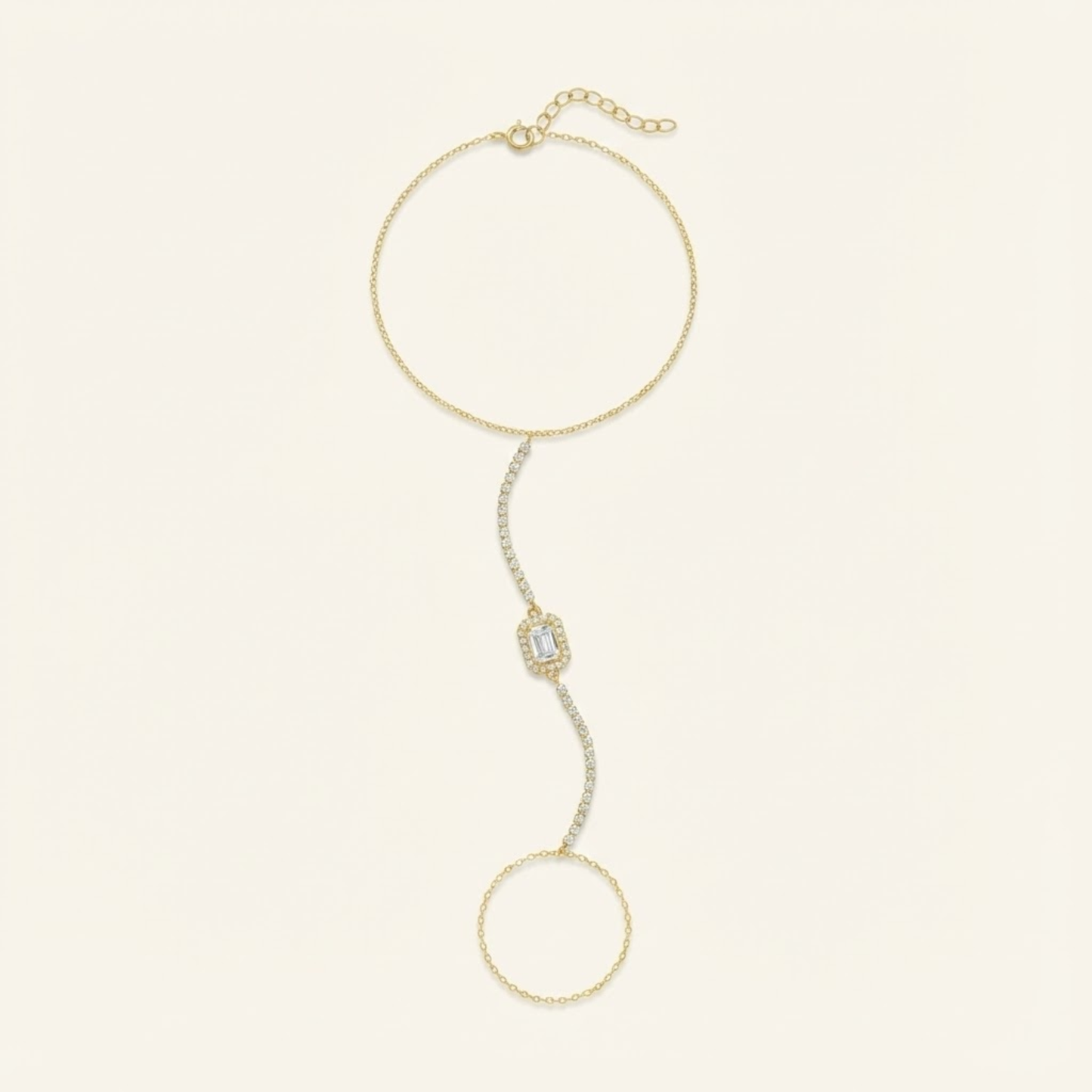 Emera Line Hand Chain