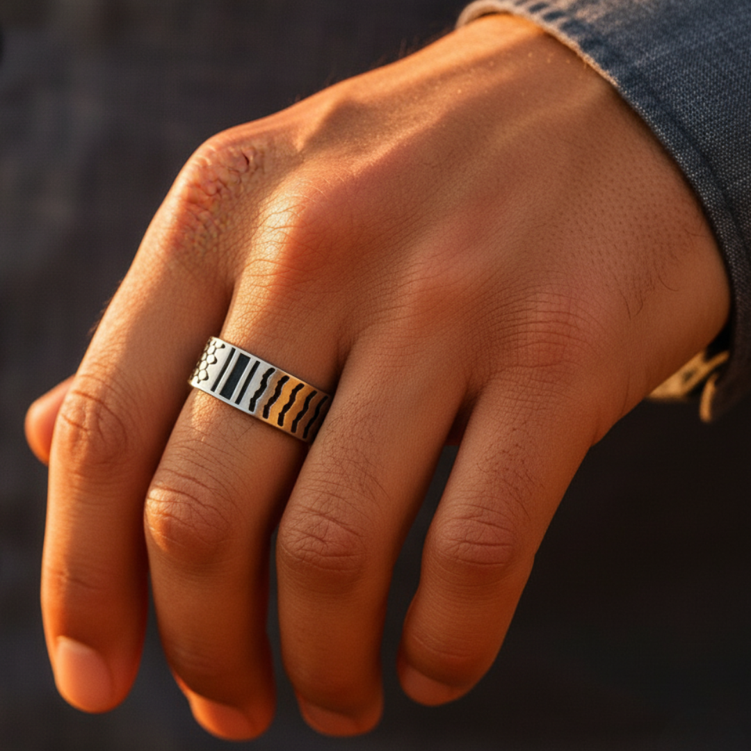 Nuraya Keffiyeh Bold Ring – Men's