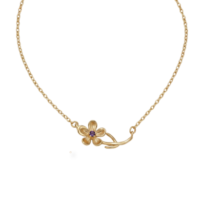 Petite Bloom Birth Flower Necklace
