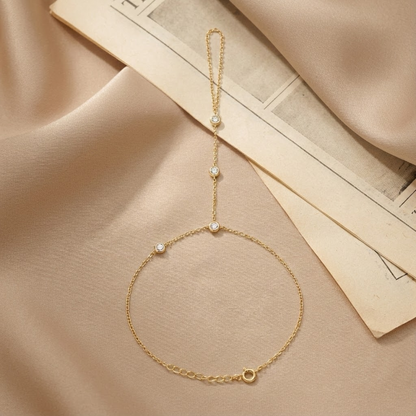 Serena Crystal Hand Chain