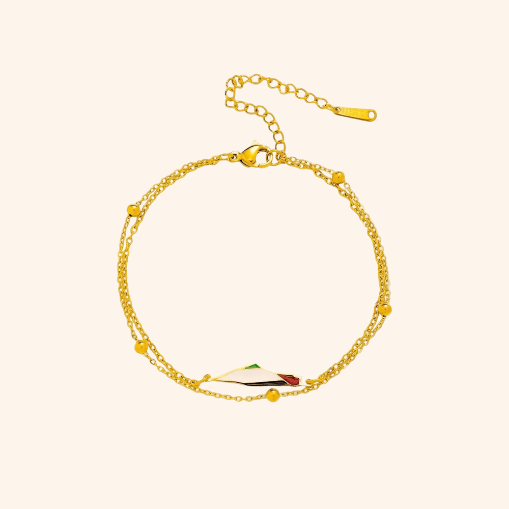 Nuraya Palestine Map Bracelet