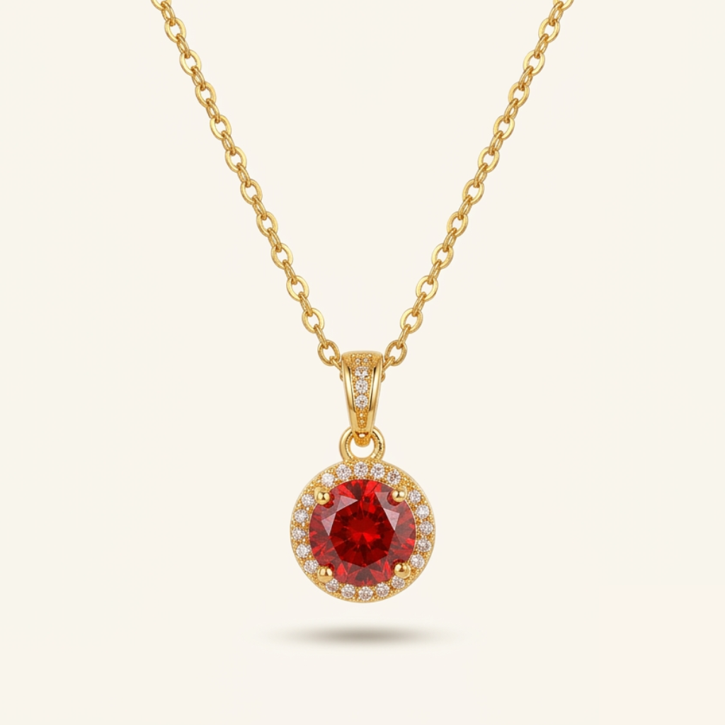 Shattered Gem Pendant Necklace