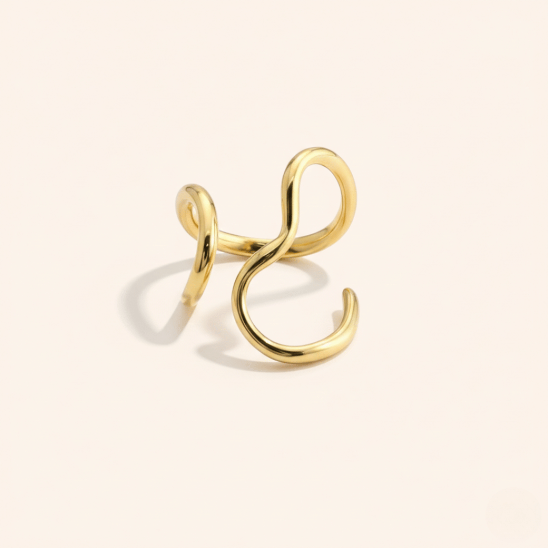 Noor Infinity Wave Ring