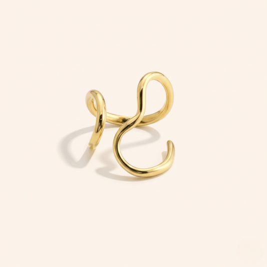 Noor Infinity Wave Ring