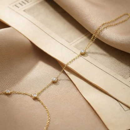 Serena Crystal Hand Chain