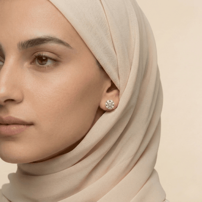 Rania Moissanite Studs