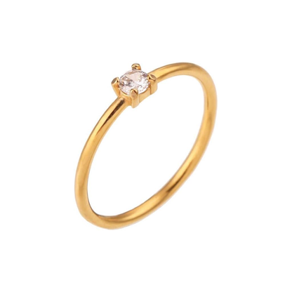 Petite Birth Gem Ring