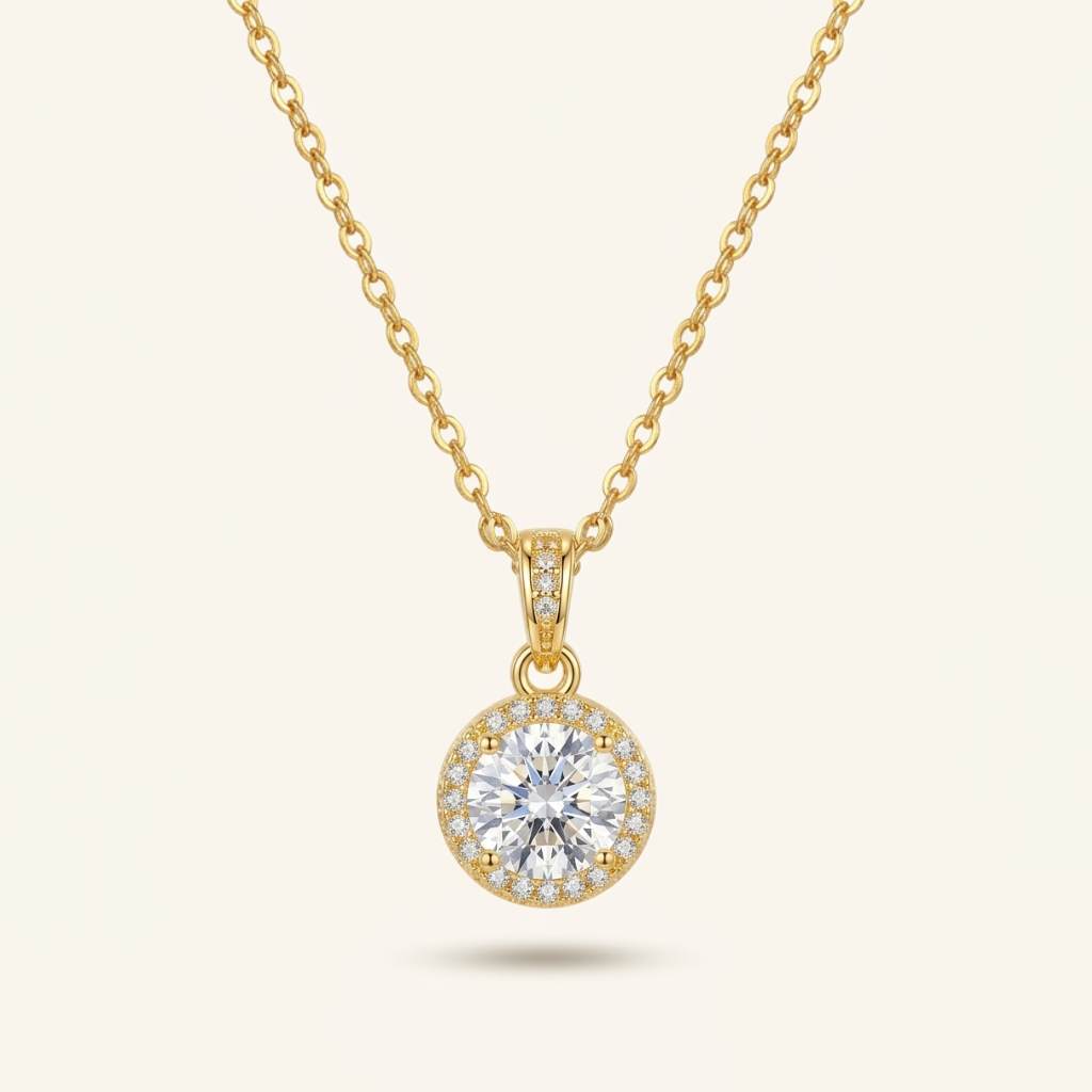 Shattered Gem Pendant Necklace