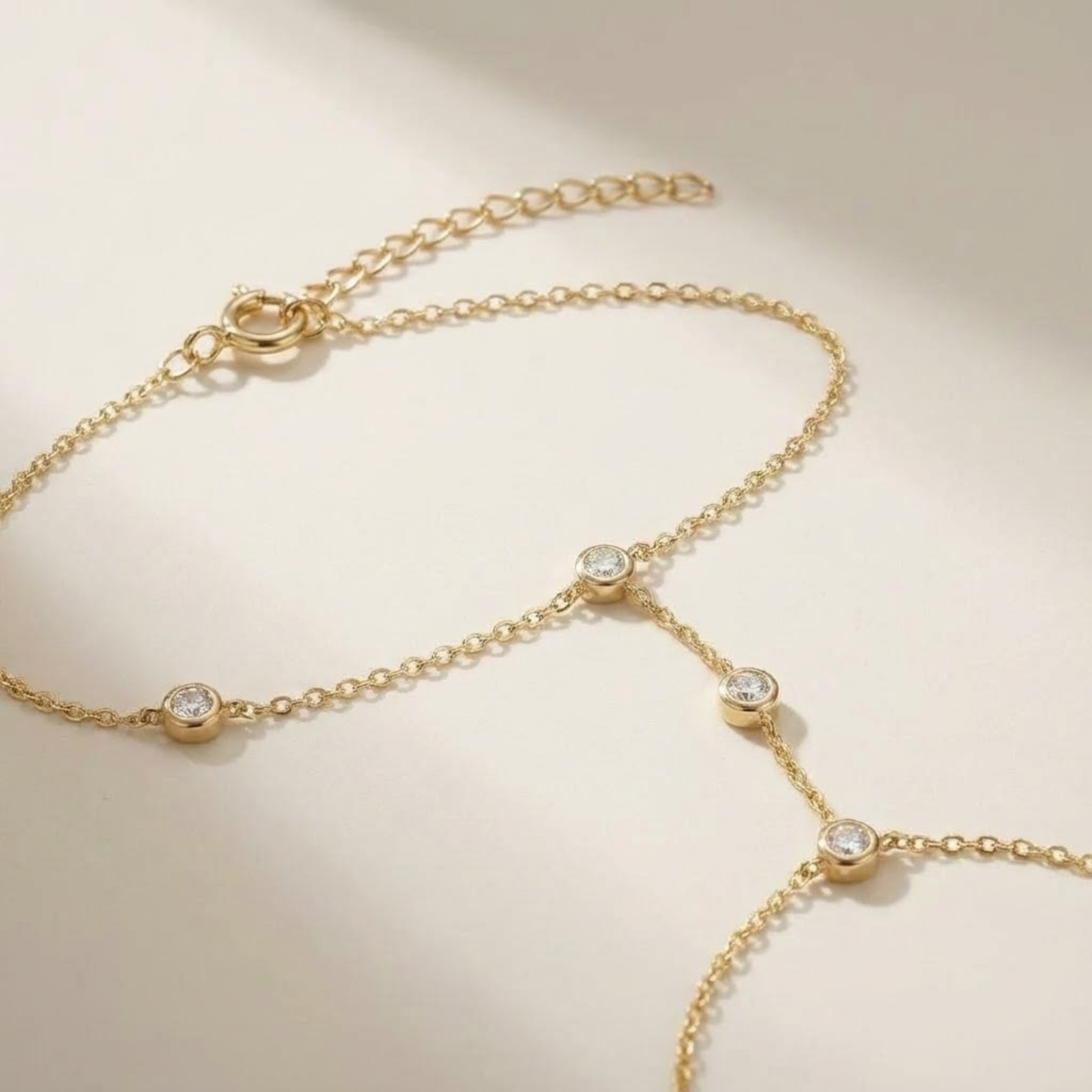 Serena Crystal Hand Chain
