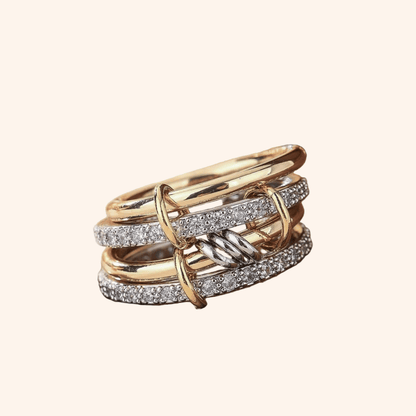 Noor Sabr Stack Ring