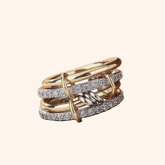 Noor Sabr Stack Ring