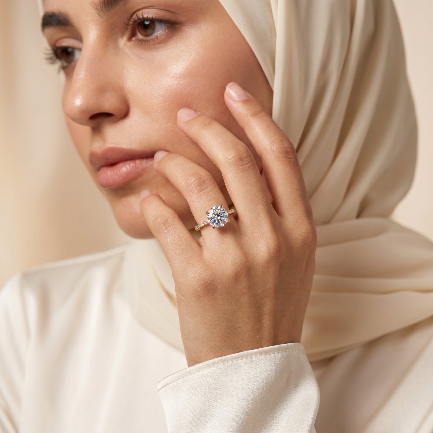 Noor Solitaire Ring