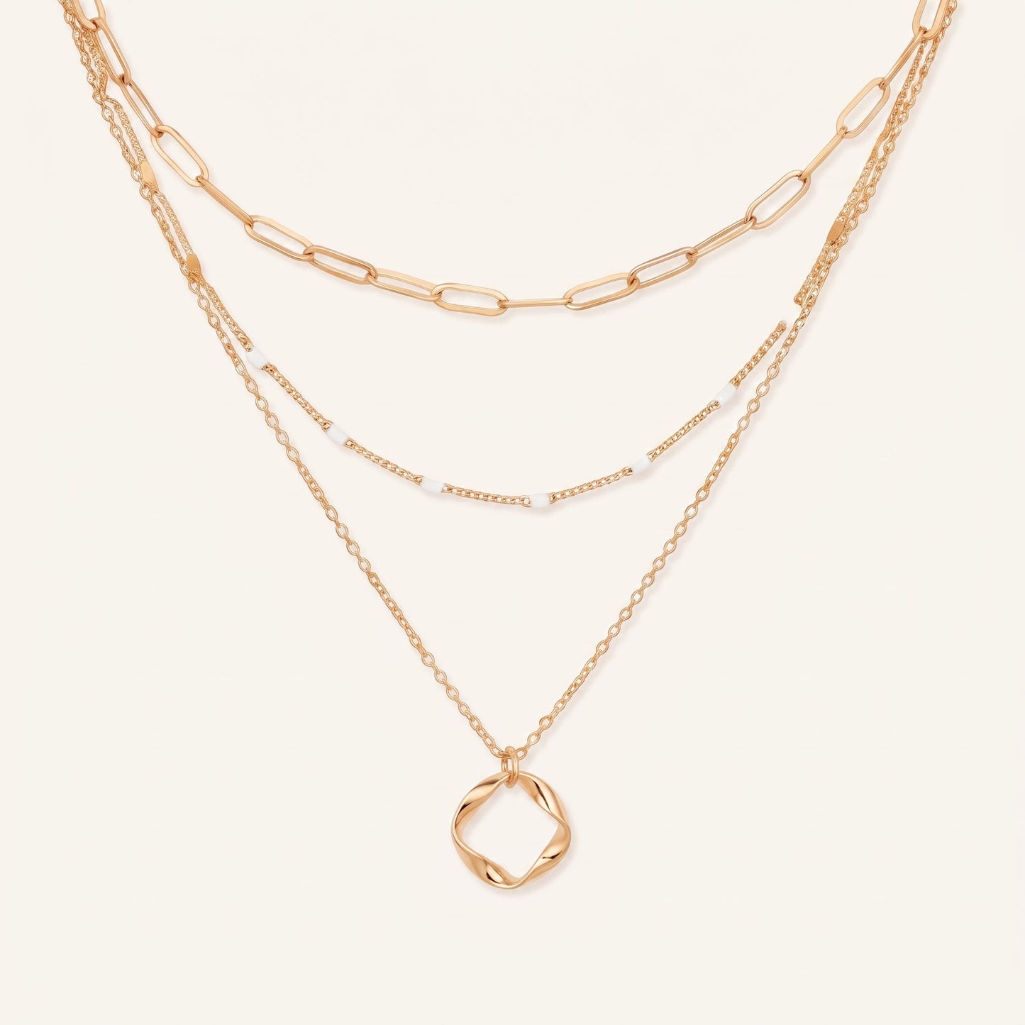 Qamar Aurora Layers Necklace