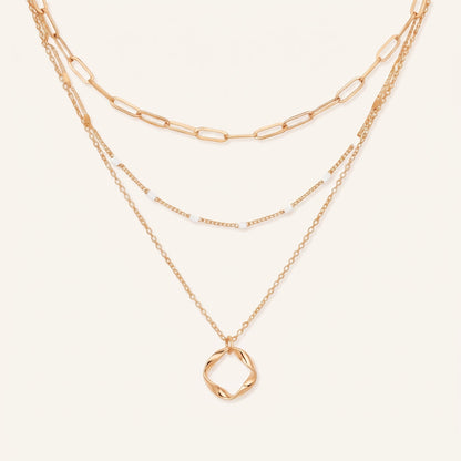 Qamar Aurora Layers Necklace