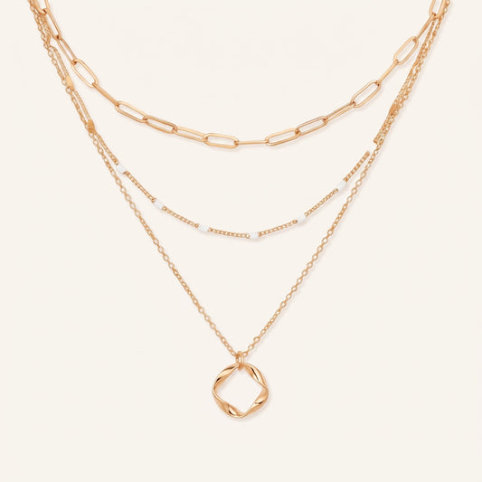 Qamar Aurora Layers Necklace