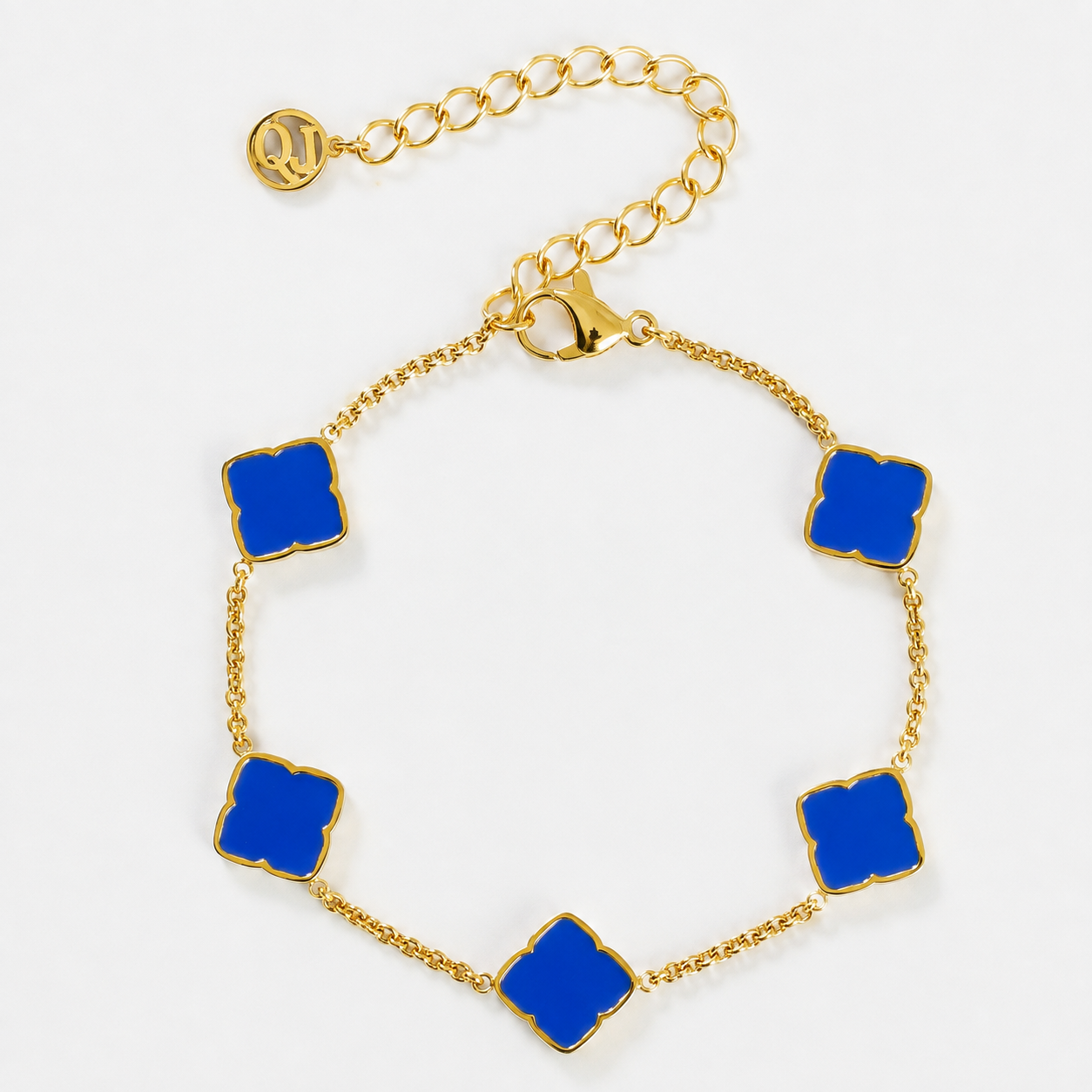Zahra Rosette Bracelet - Azure