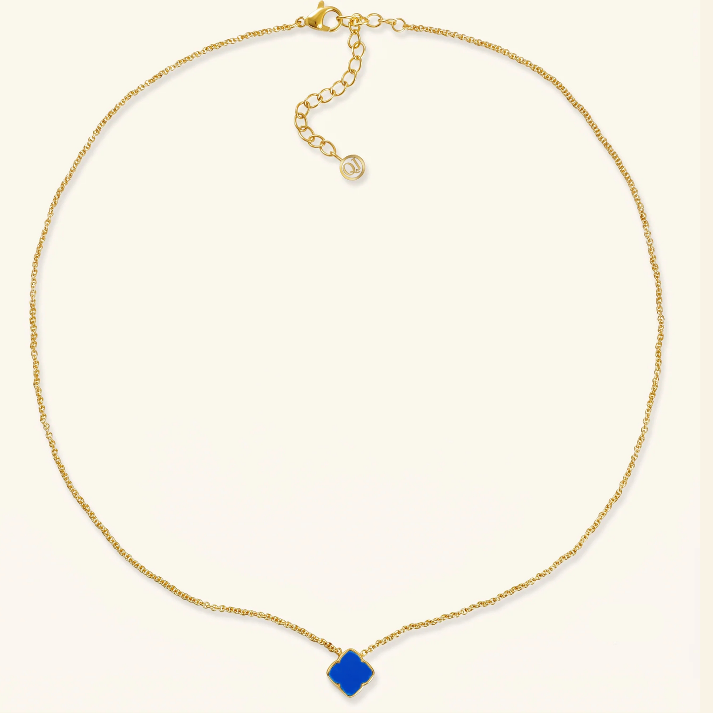 Zahra Rosette Necklace - Azure