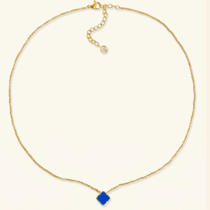 Zahra Rosette Necklace - Azure