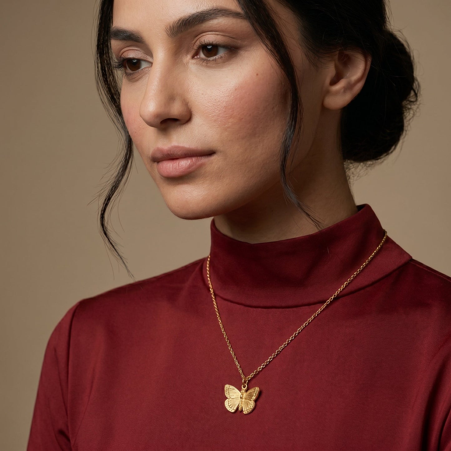 Butterfly Pendant Necklace