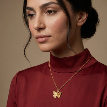 Butterfly Pendant Necklace