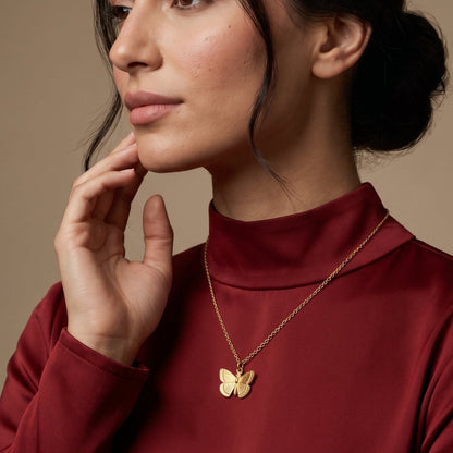 Butterfly Pendant Necklace