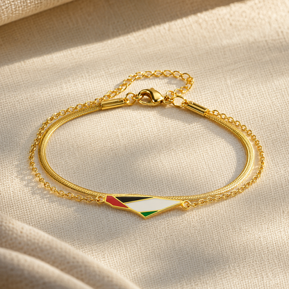 Qamar Unity Herringbone Bracelet