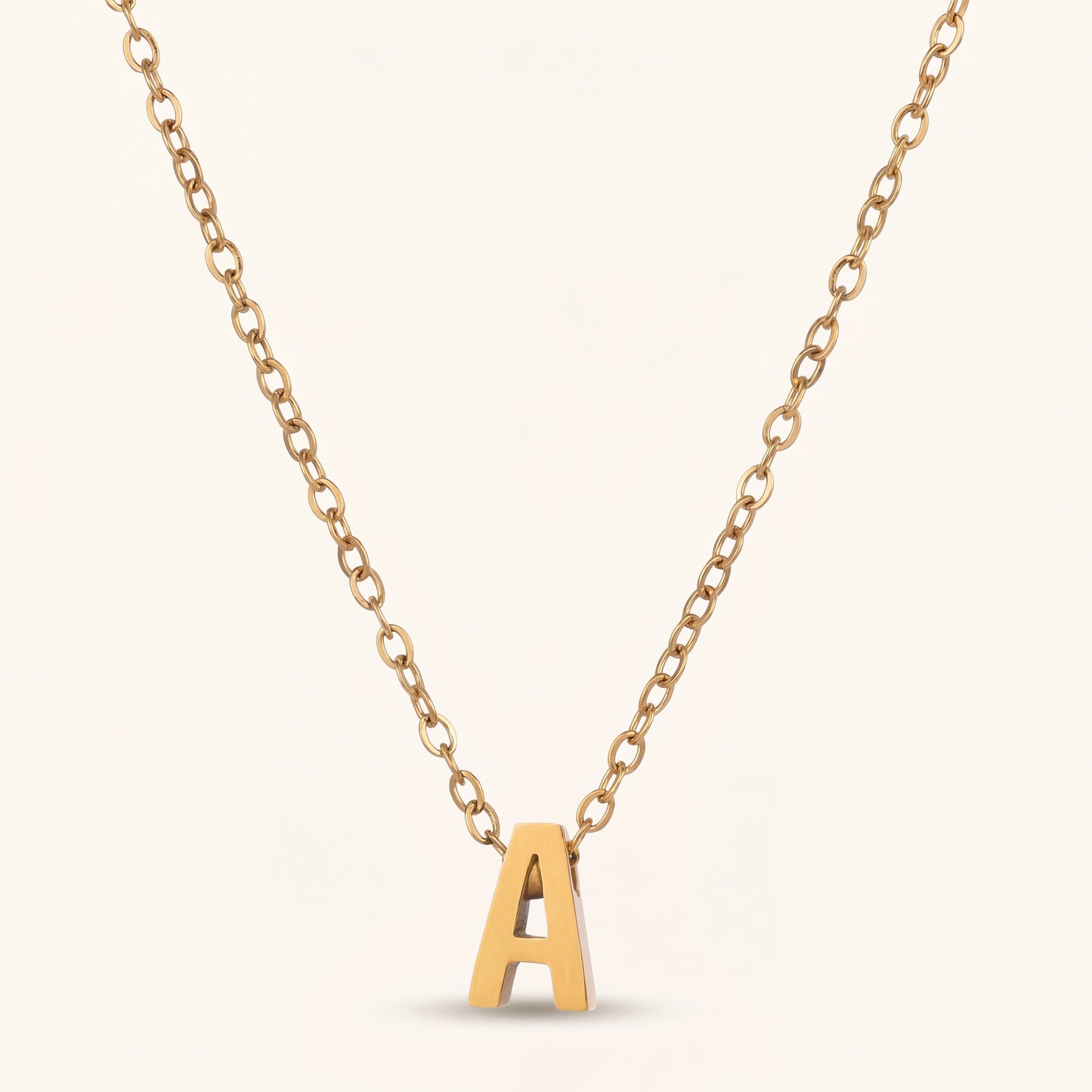 Delicate Initial Charm Necklace