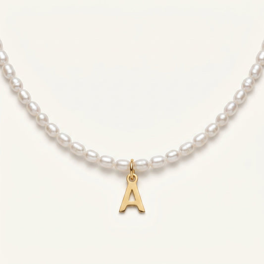 Lulu Bold Initial Statement Necklace
