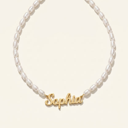 Your Name in Pearls
