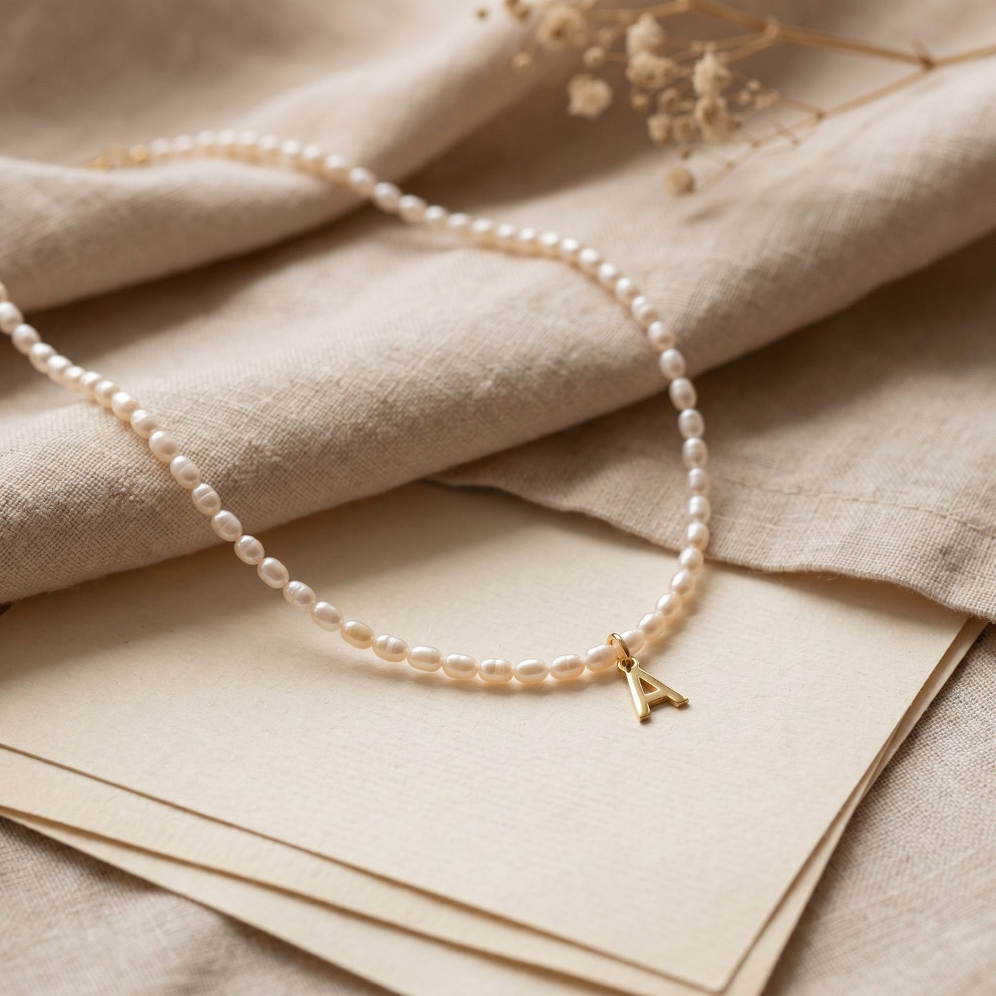 Lulu Bold Initial Statement Necklace