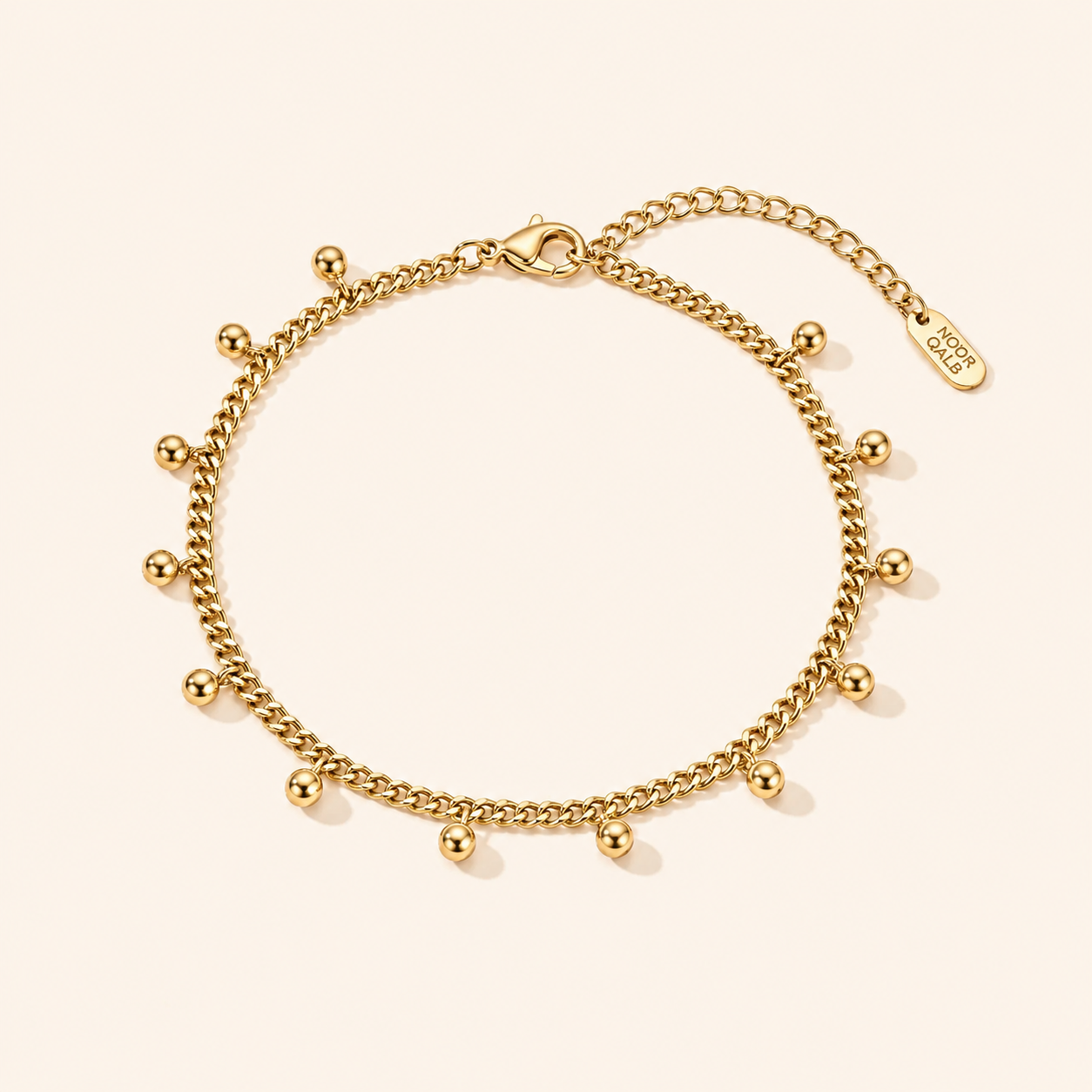 Dotted Curb Anklet