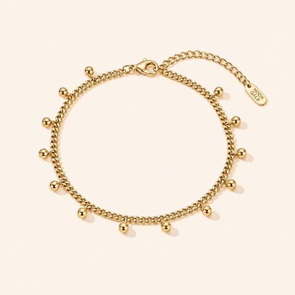 Dotted Curb Anklet