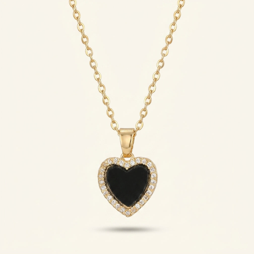 Halo Heart Necklace