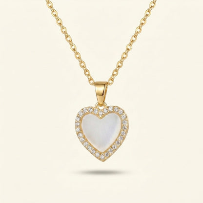 Halo Heart Necklace