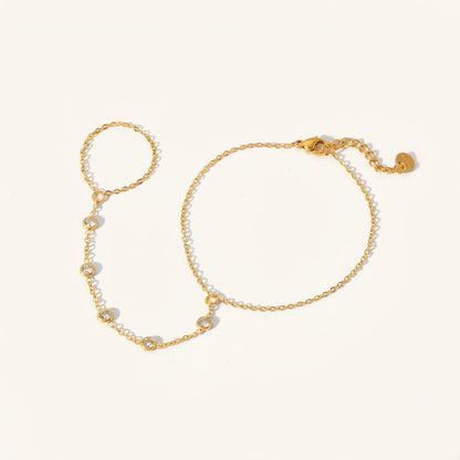 Moonveil Line Hand Chain