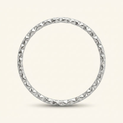 Faceted Band Ring