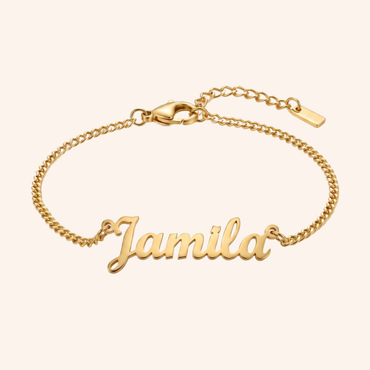 English Custom Name Bracelet