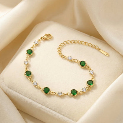Arizona Green Stone Bracelet