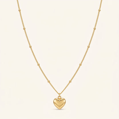 Dainty Heart Charm Necklace