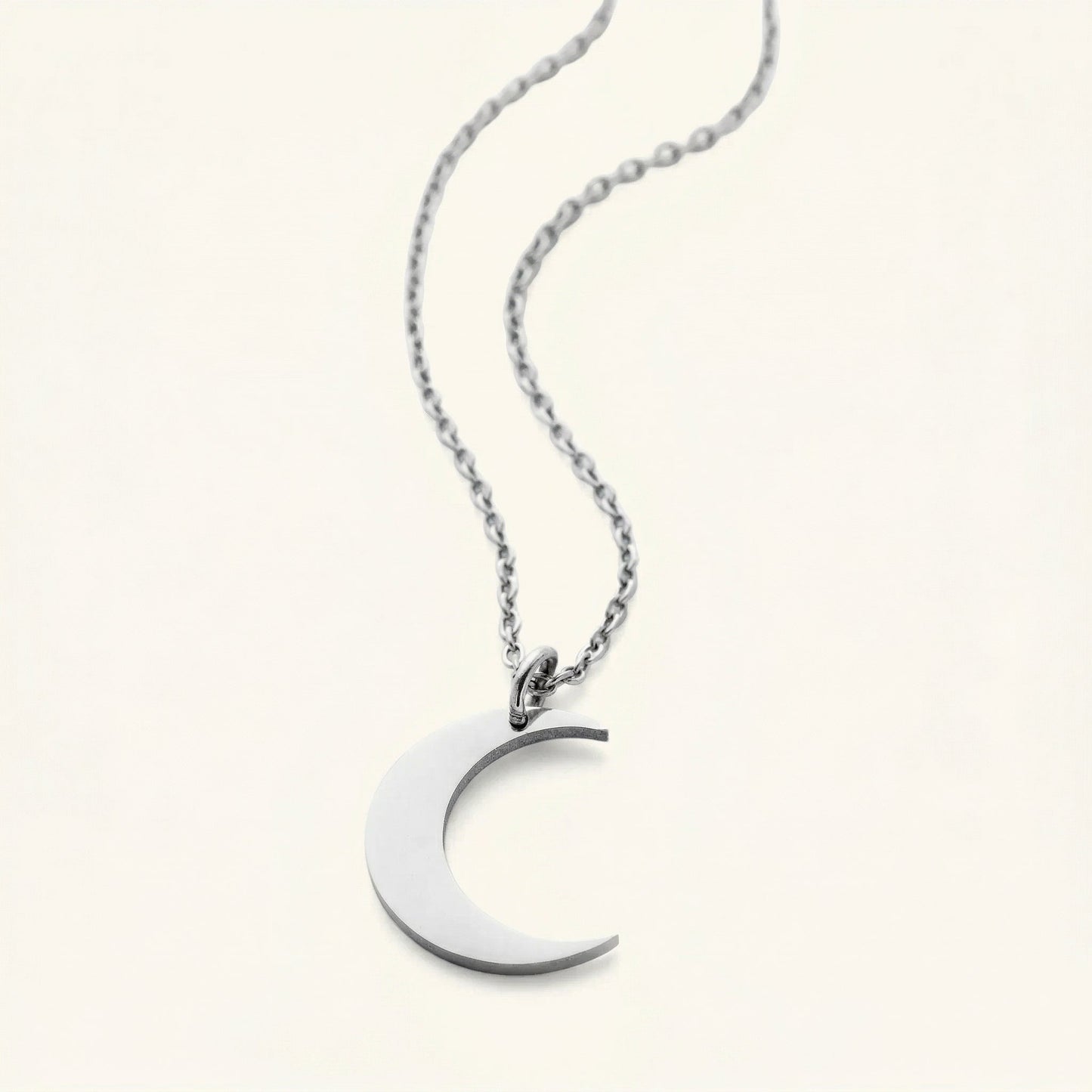 Qamar Nurani Crescent Necklace