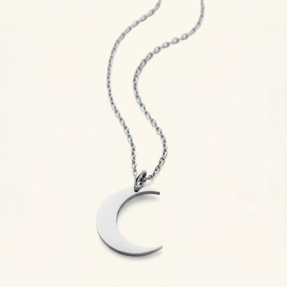 Qamar Nurani Crescent Necklace