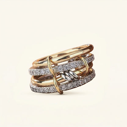 Qamar Sabr Stack Ring