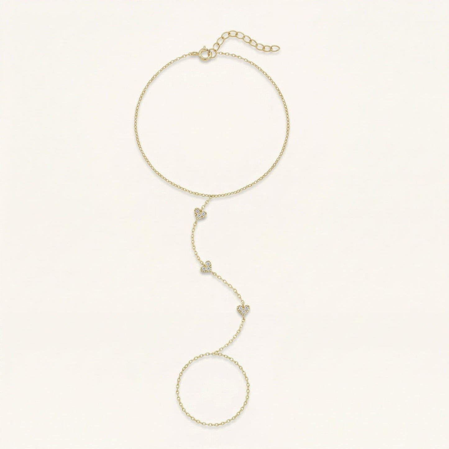 Elara Crystal Hand Chain