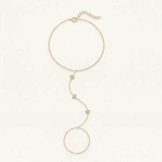 Elara Crystal Hand Chain