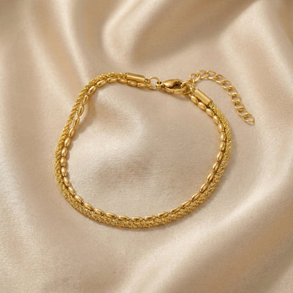 Twisted Leila Layered Bracelet